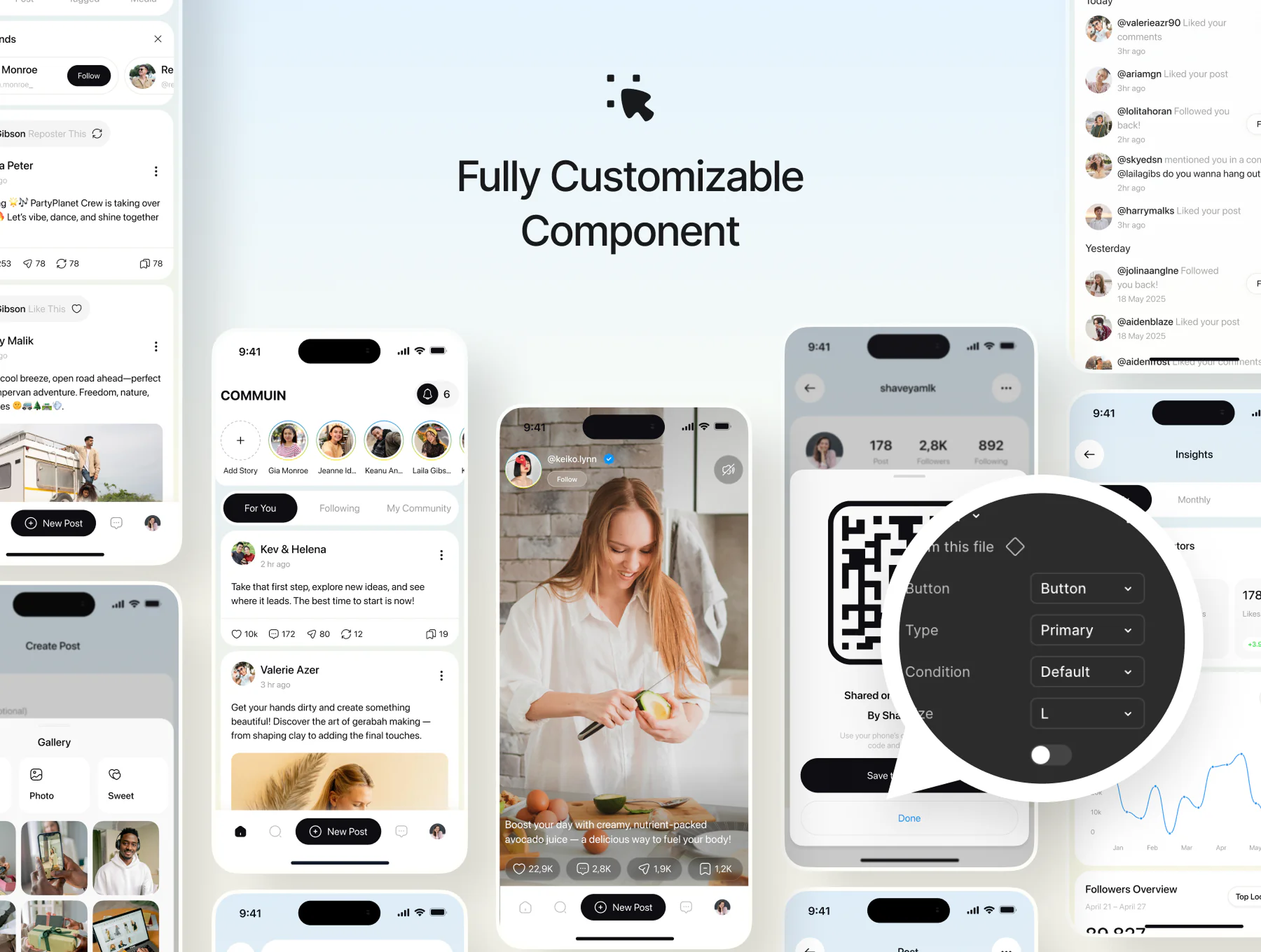 Social Media App UI Kit