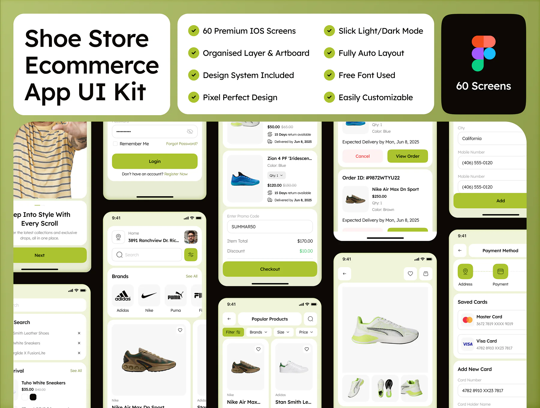 shoes store App UI Kit