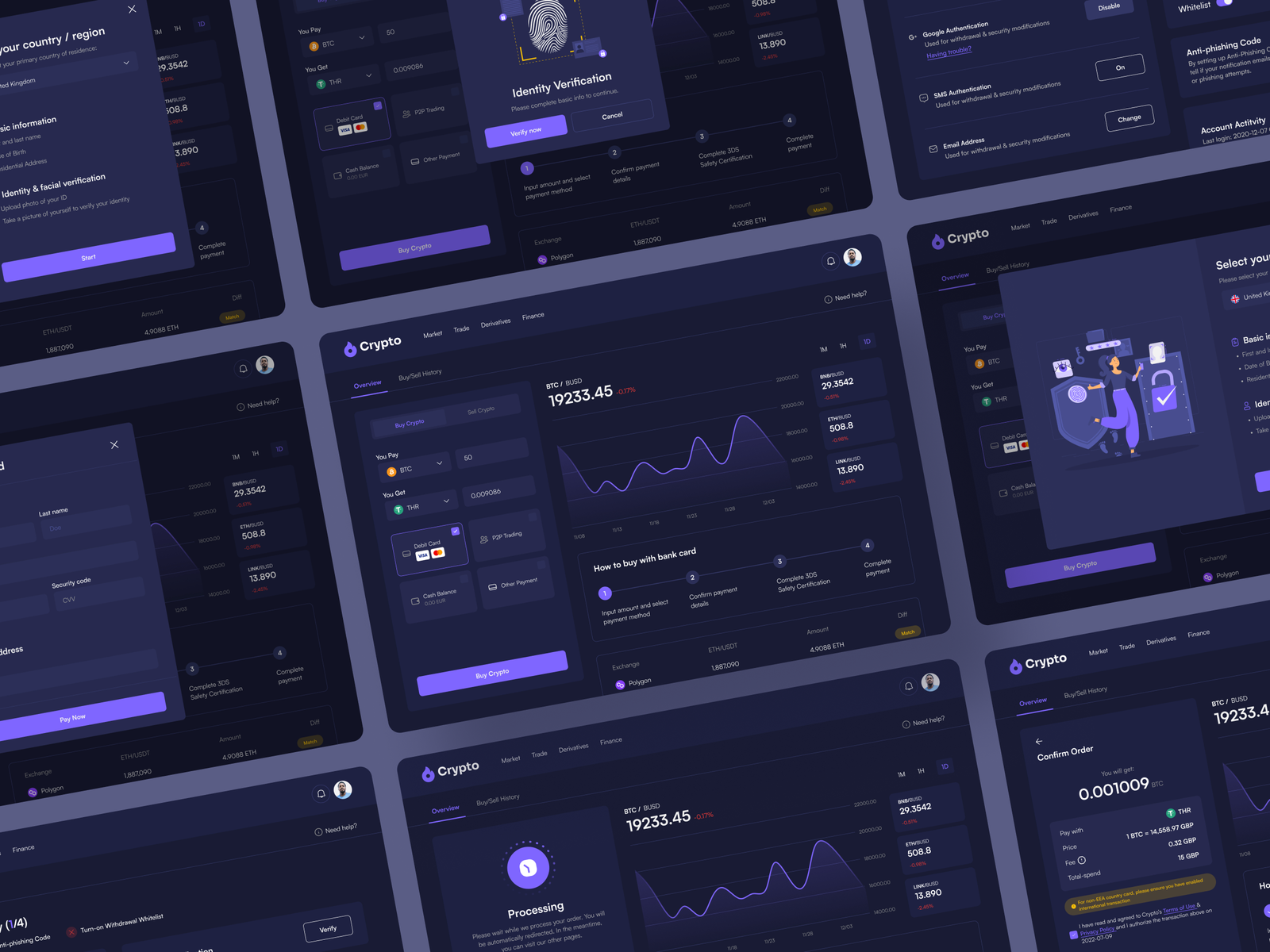 Crypto Exchange Platform web App