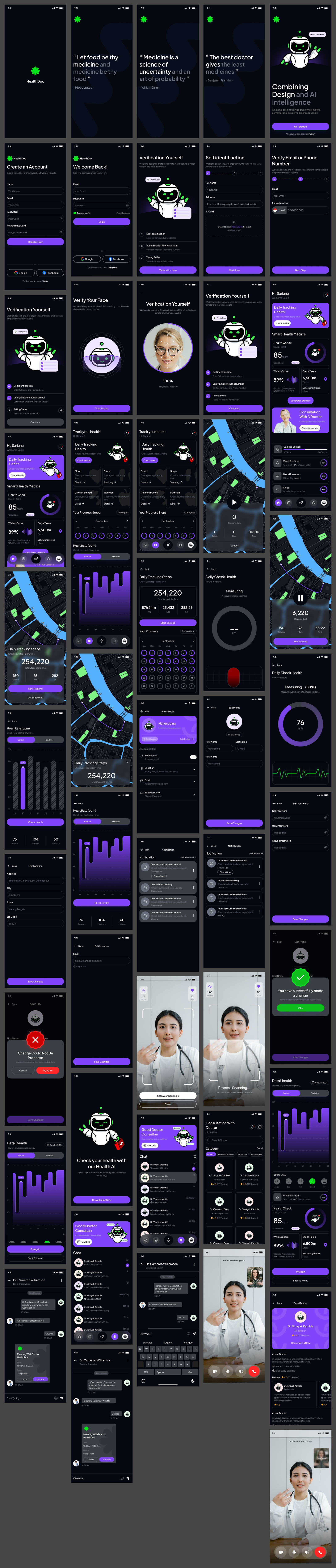 HealthDoc Tracking app