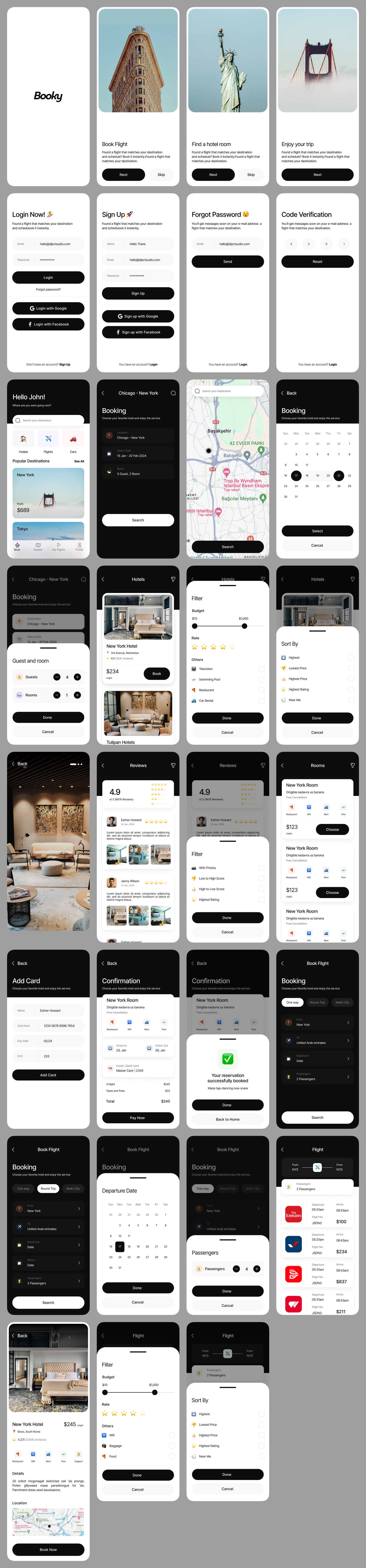 Travel agency app uikit