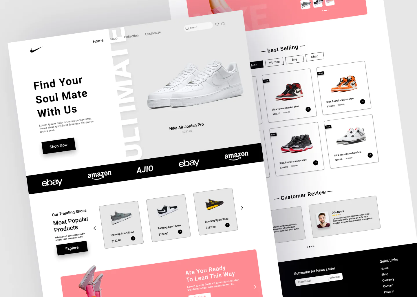 Nike Shoes Website