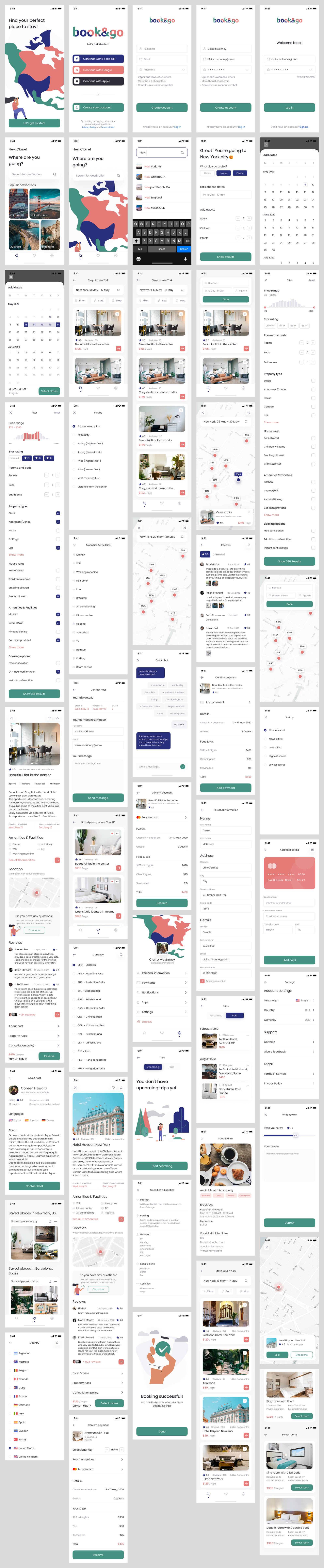 Travel agency app uikit 1