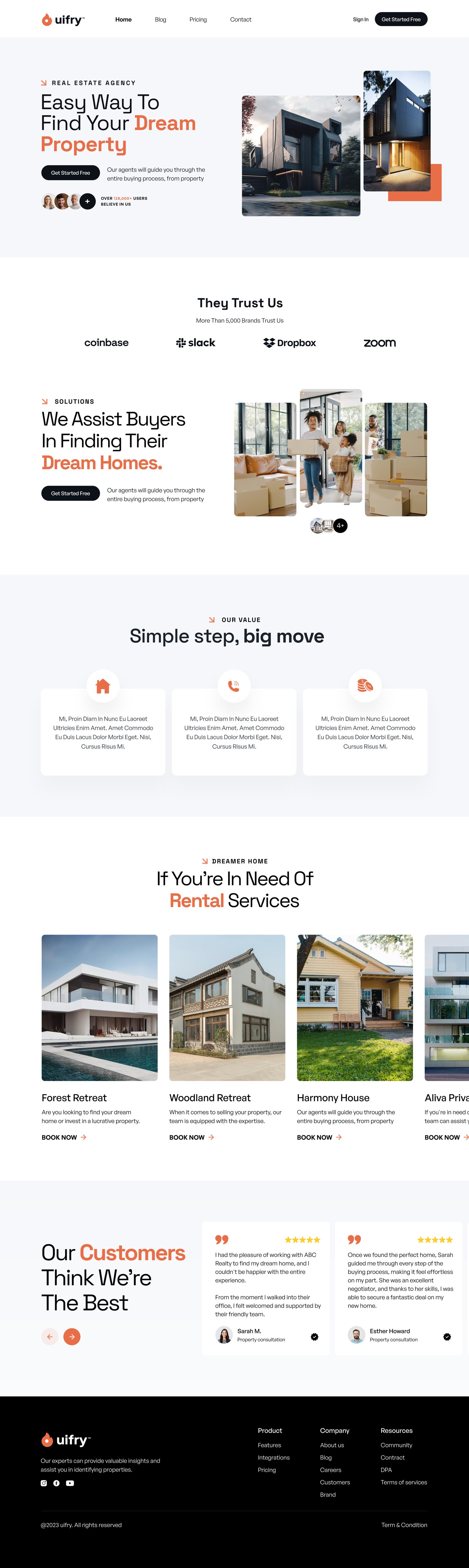 Real Estate Landing Page