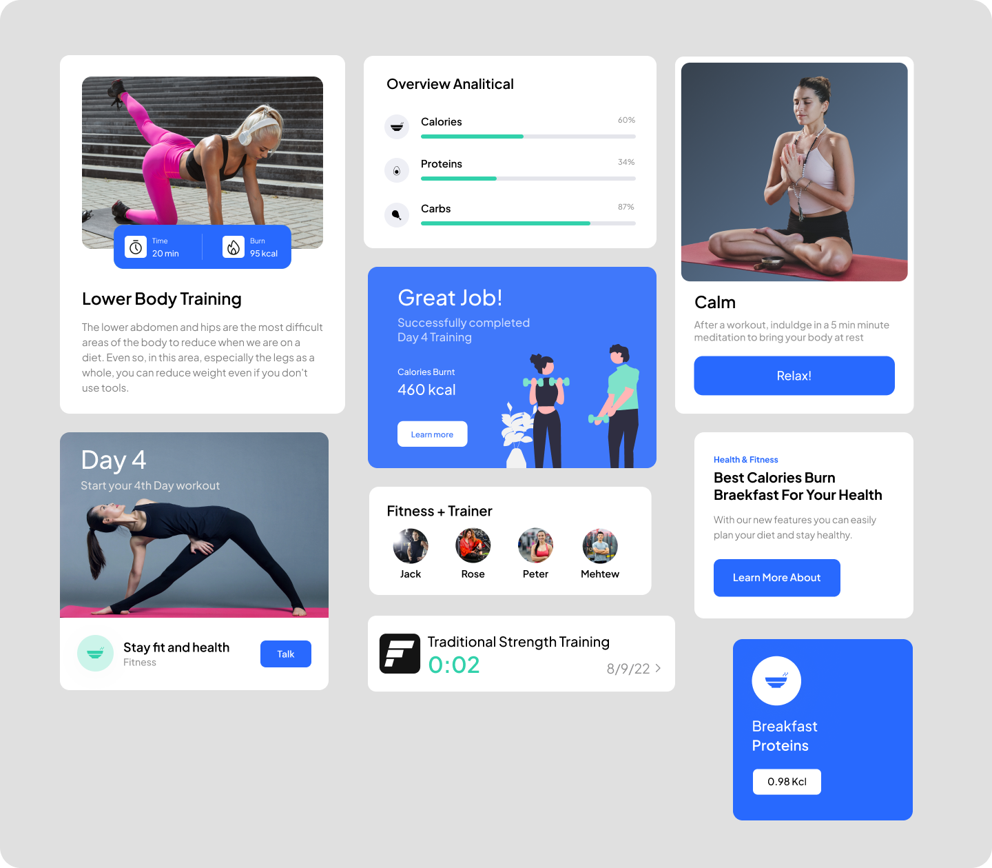 App UI Cards
