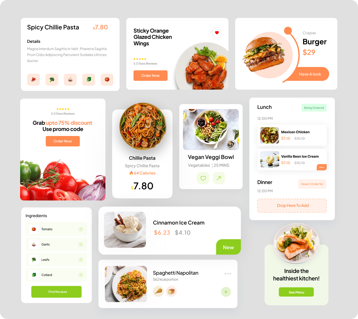 App UI Cards