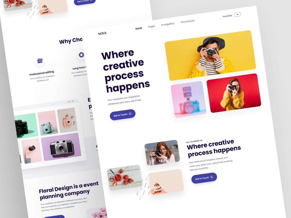 Photography & Portfolio Website Design