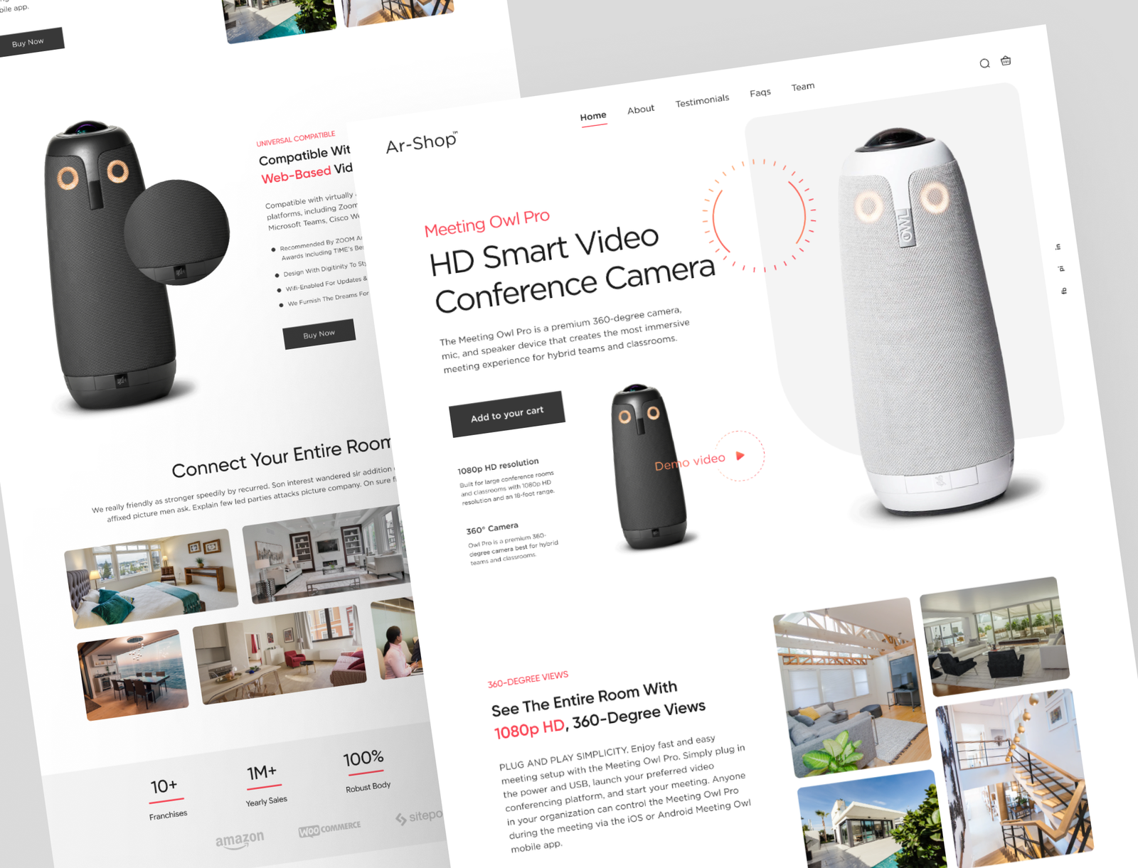 Smart Camera Landing Page