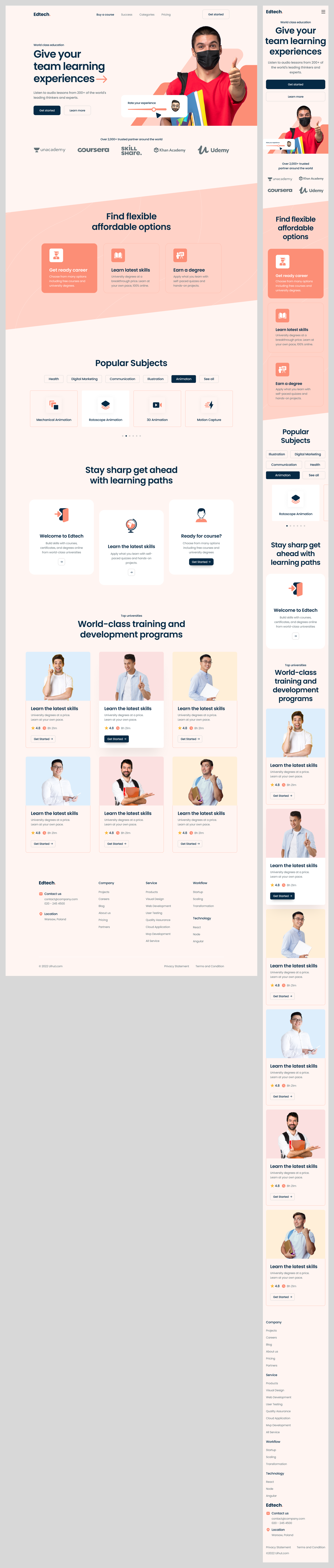 Elearning website