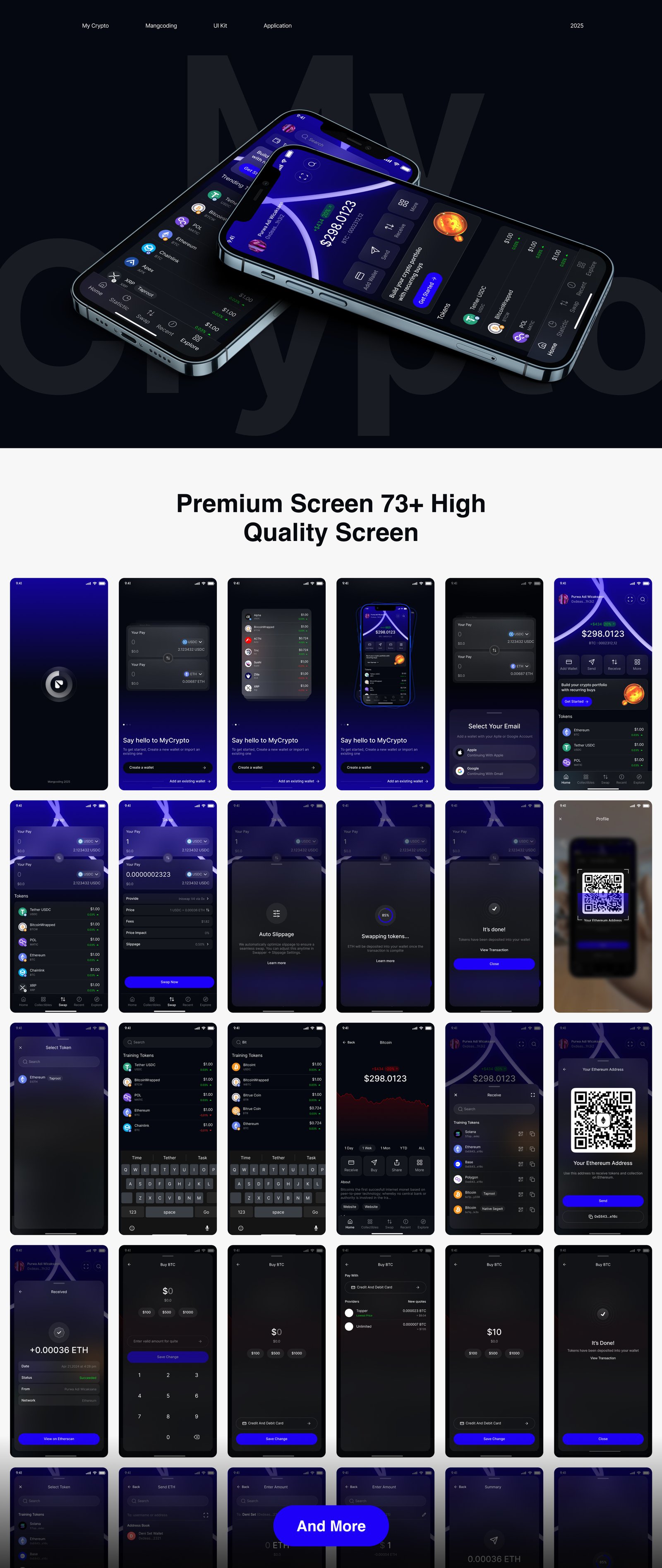 Crypto Mobile App Design