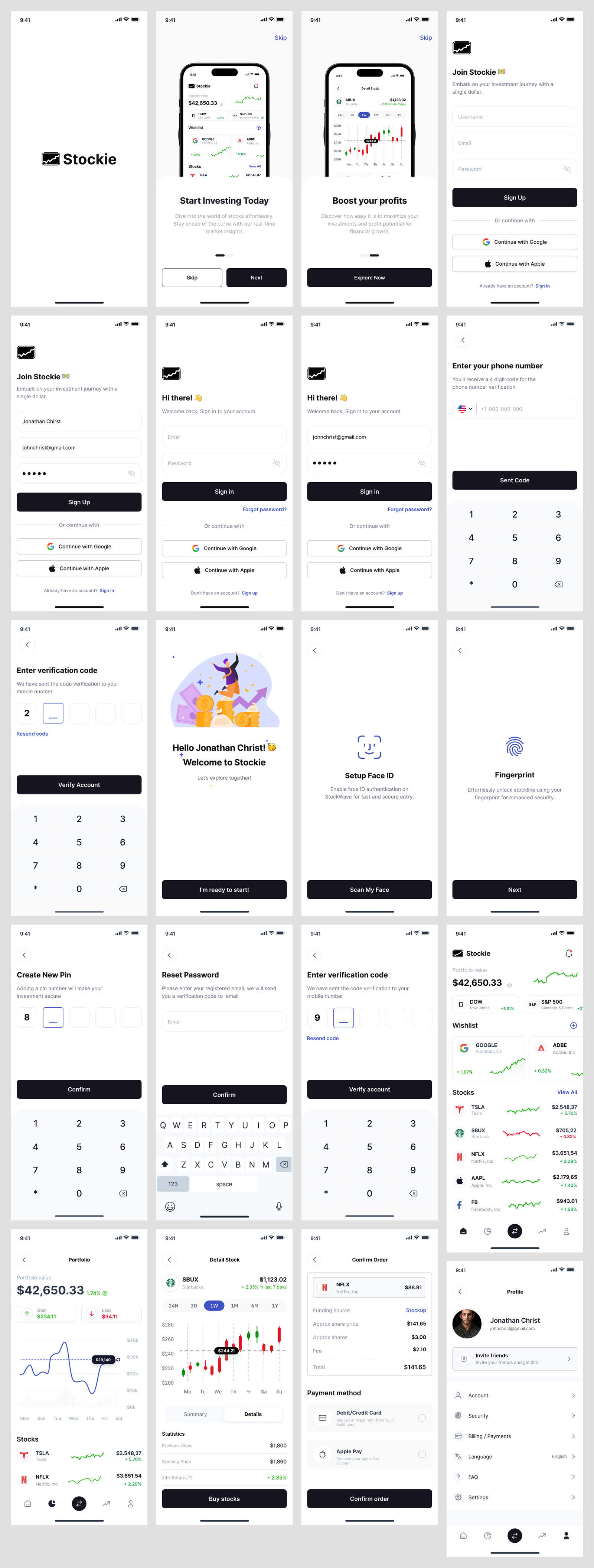 Stock Market Ui App
