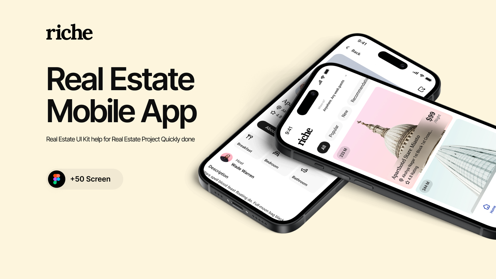 Real Estate Mobile App UI
