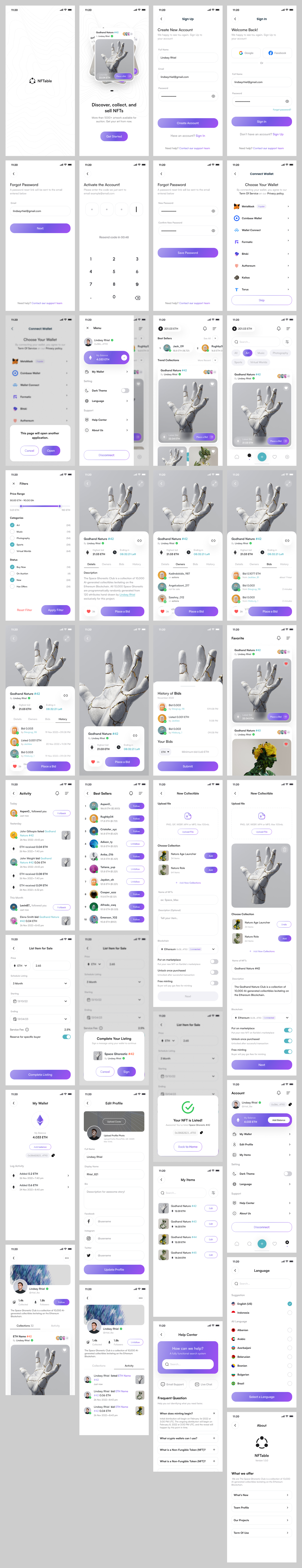 NFT MarketPlace app