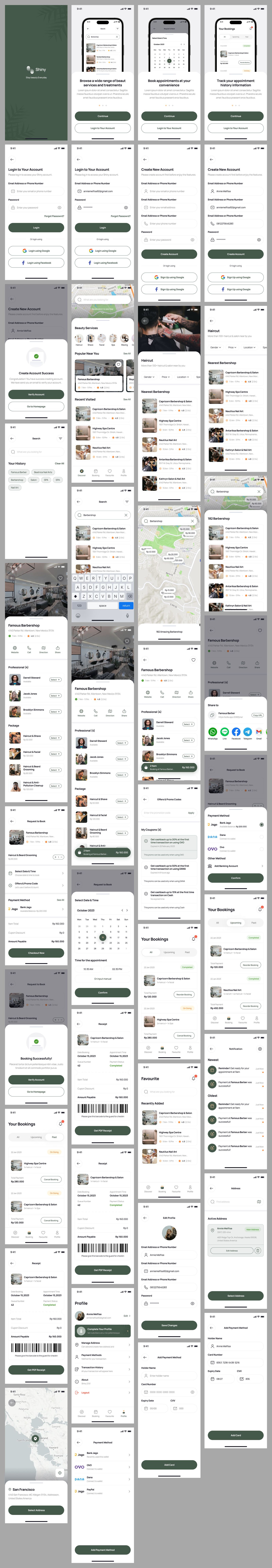 Beauty Service Appointment App