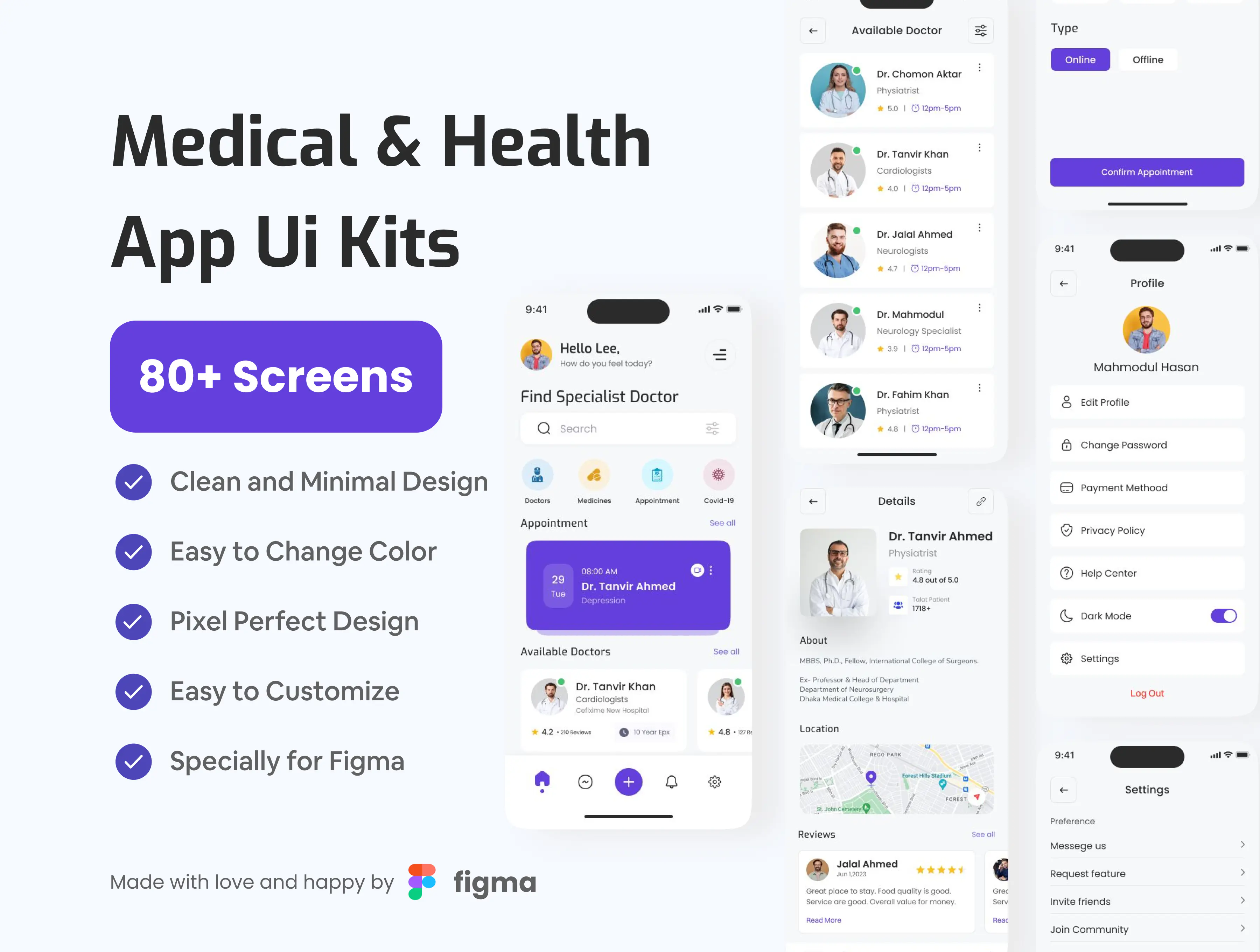 Medical&Health App UI Kit