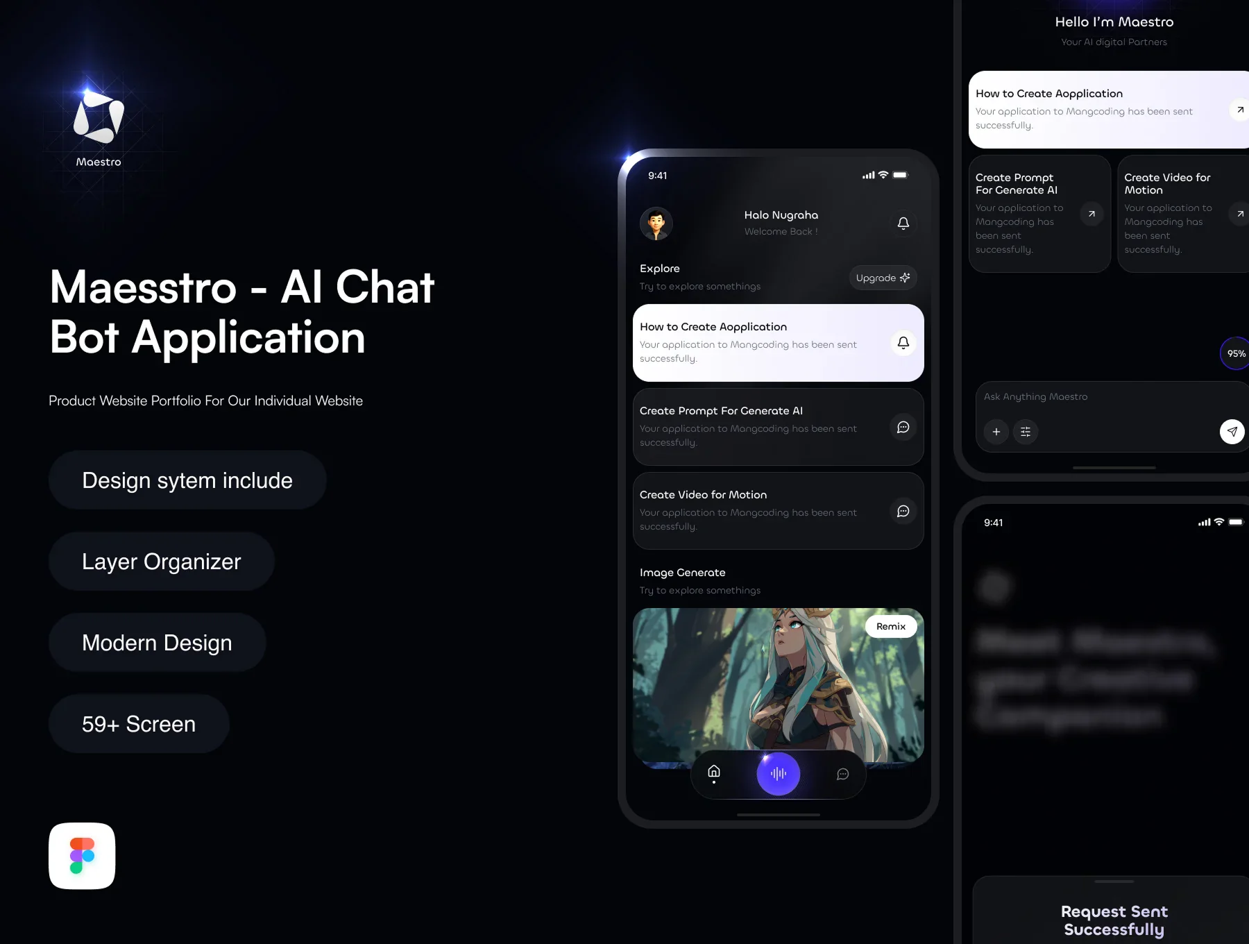Maesstro_Chat Bot App UI Kit