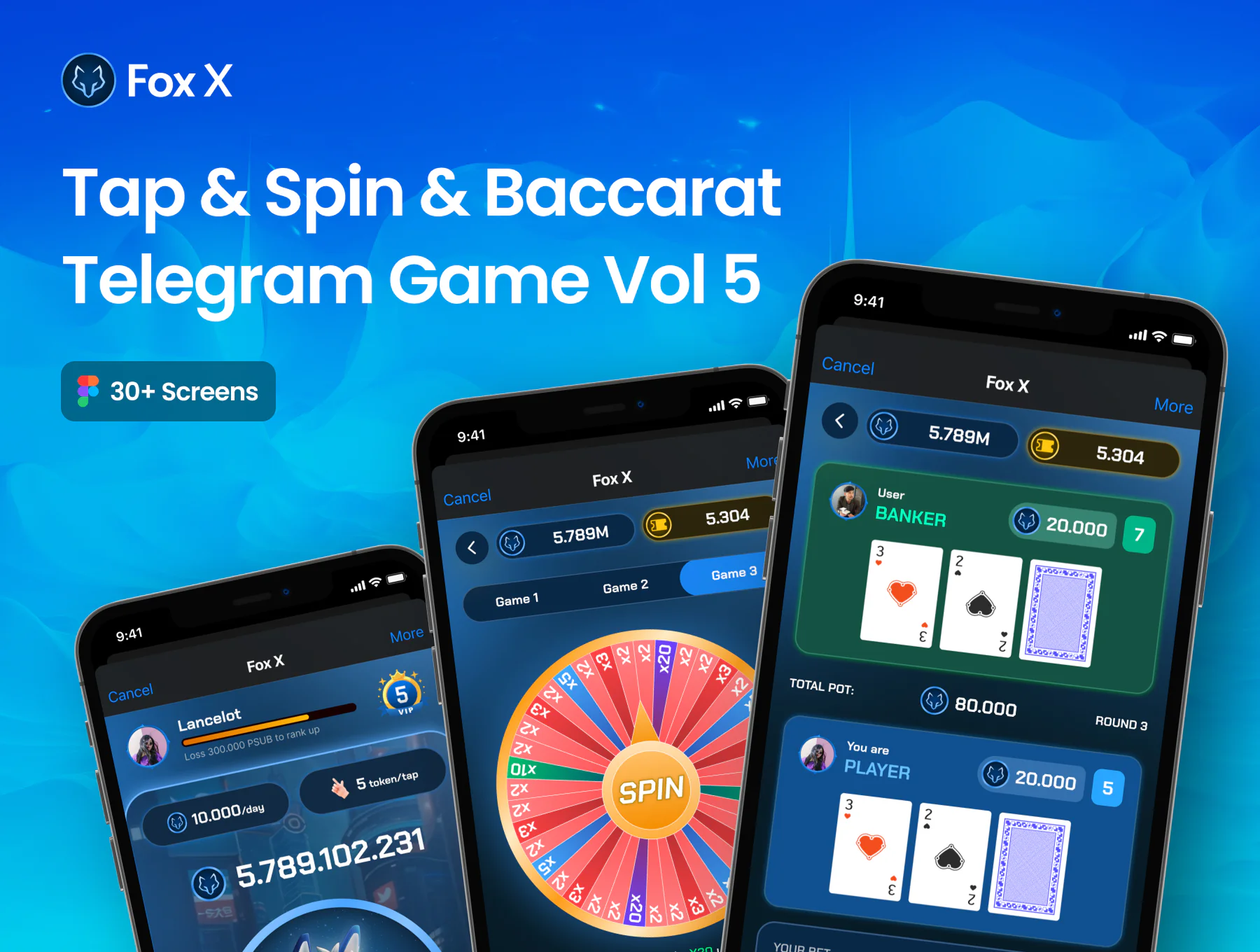 Telegaram Game App UI Kit