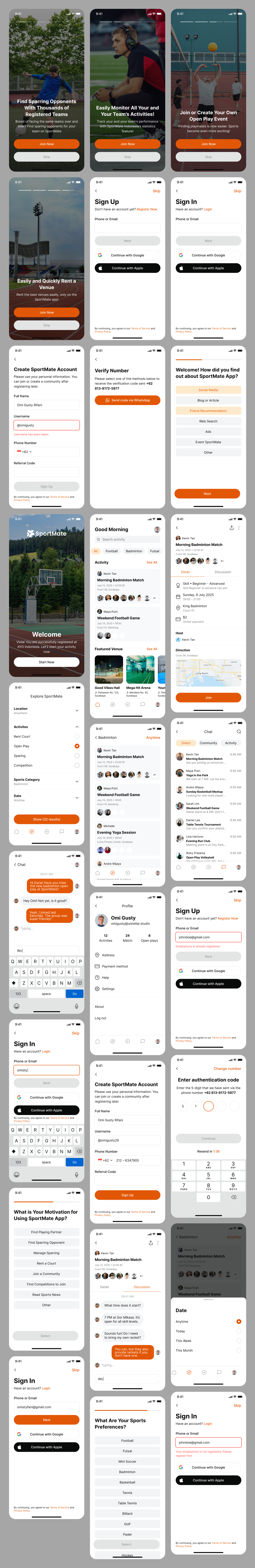 Sportsmate-Sports App Ui Kit