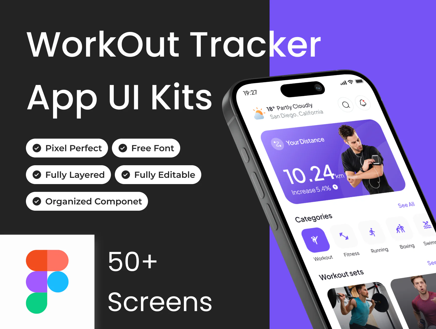 Workout Tracker App UI Kit