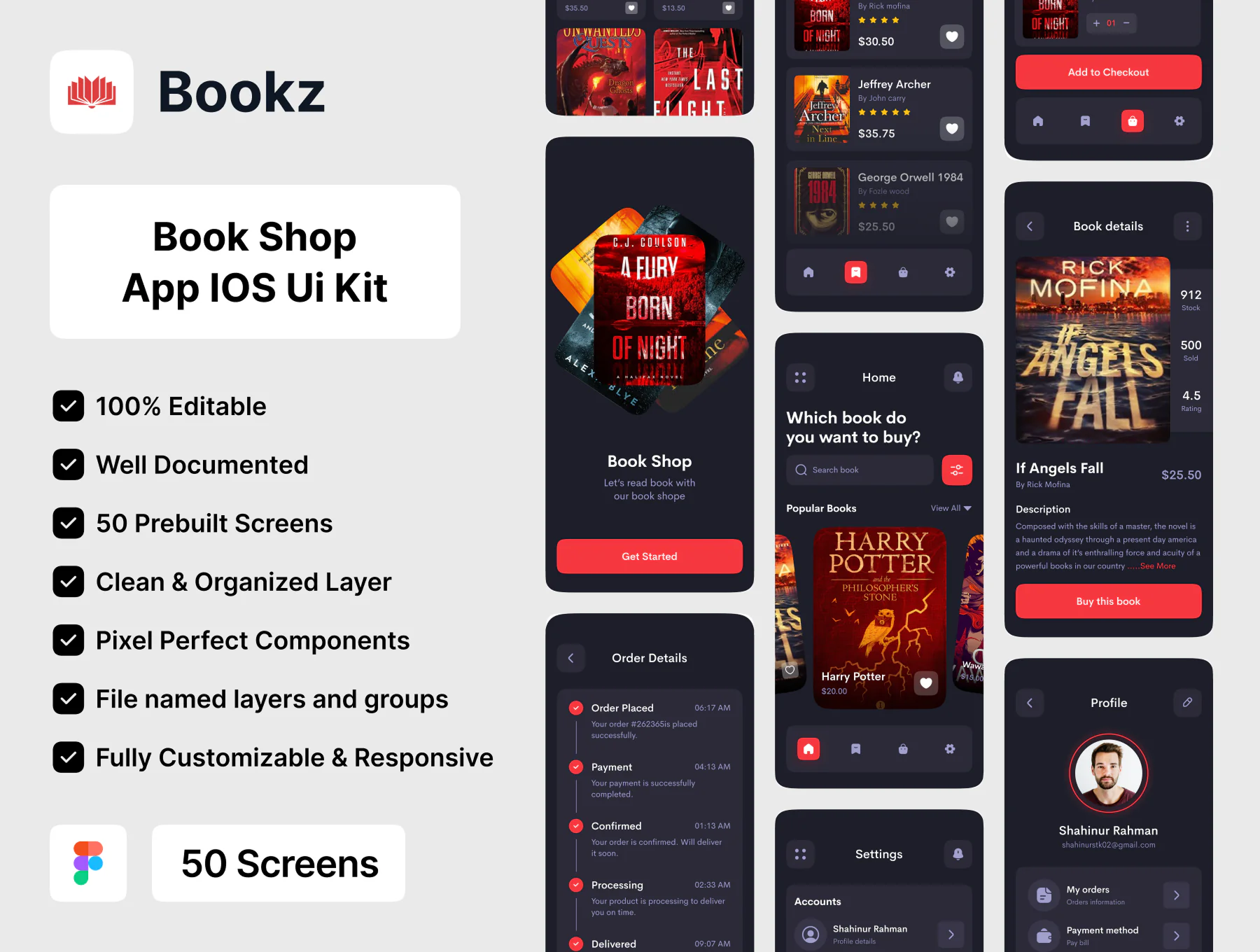 Book App UI Kit