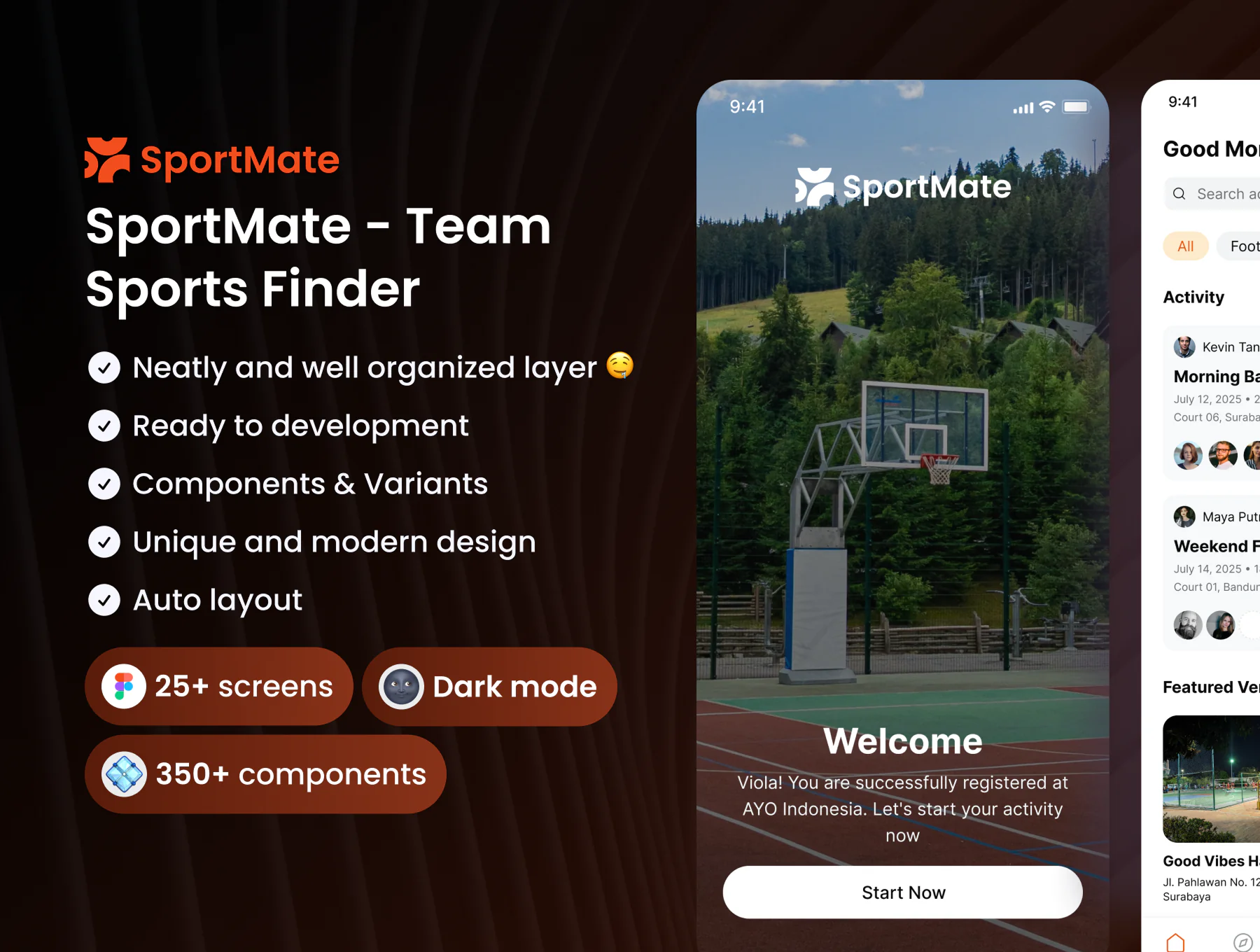Sportsmate-Sports App Ui Kit