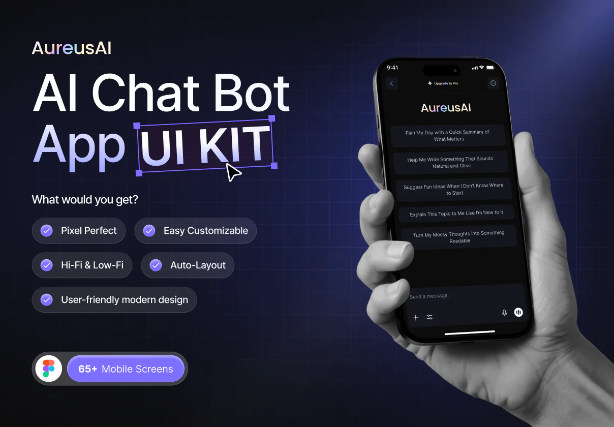 Aureus- Chat Bot App UI Kit
