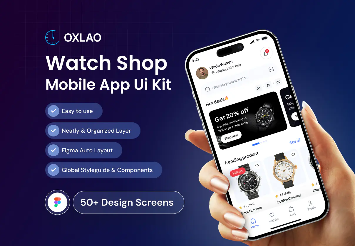 Watch Shop App UI Kit