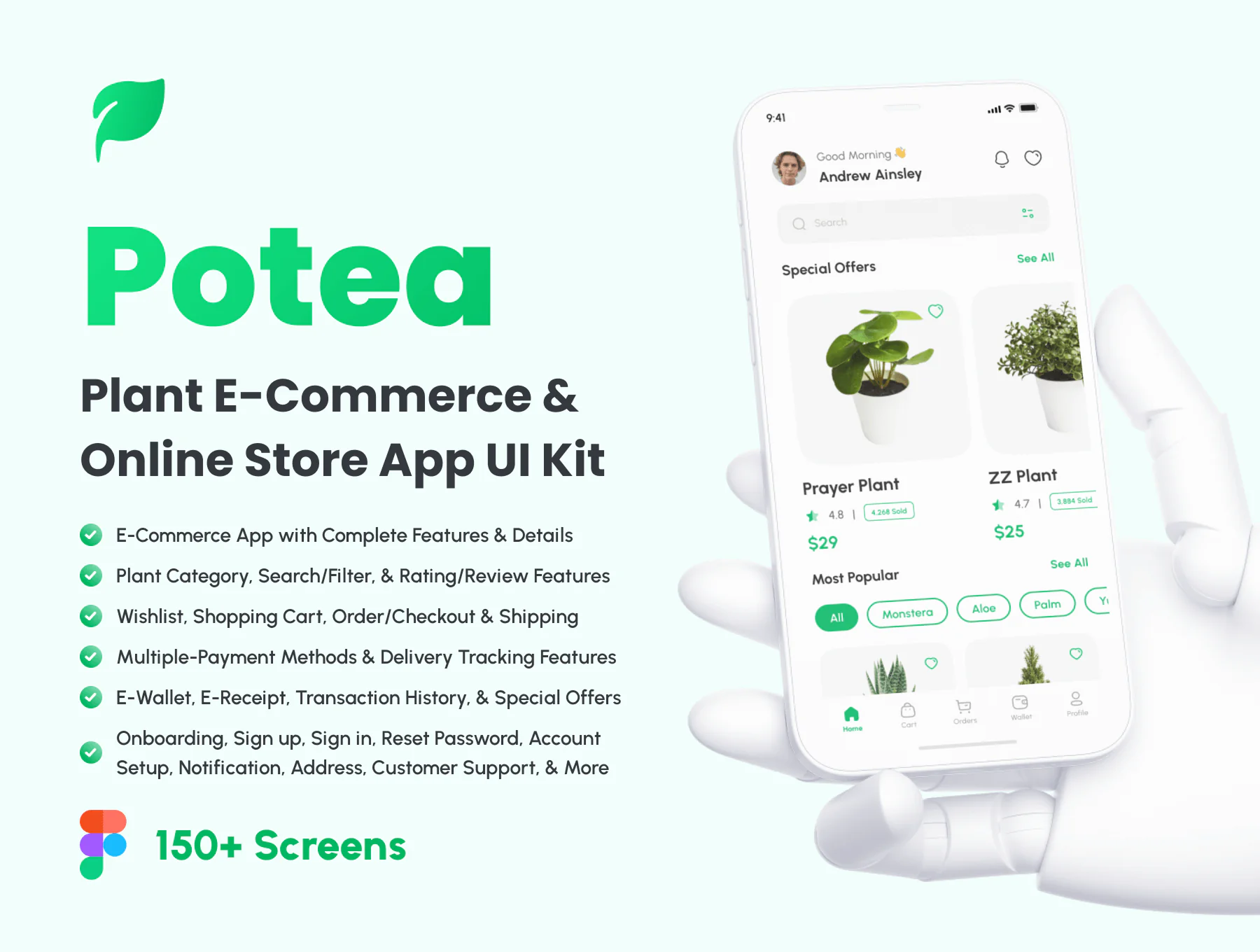 Plants App UI kit