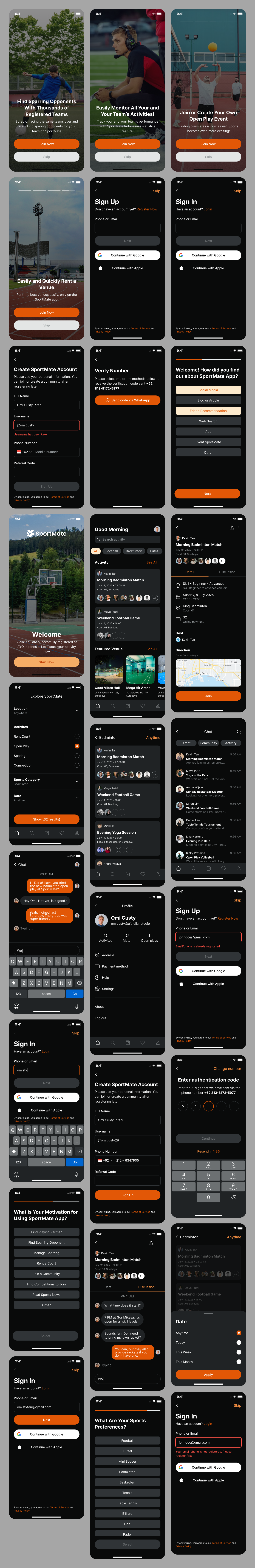 Sportsmate-Sports App Ui Kit