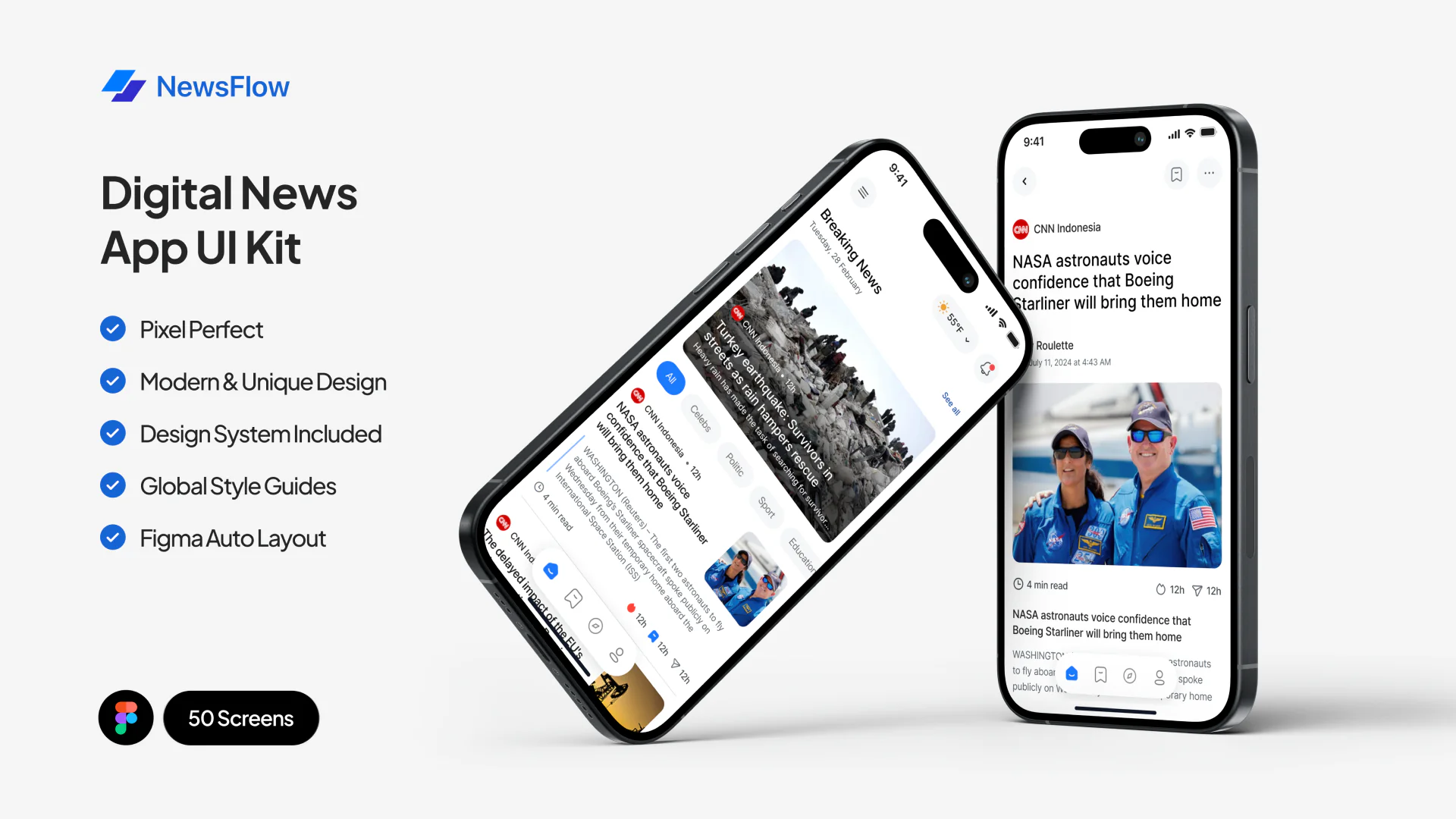 Digital News App UI Kit