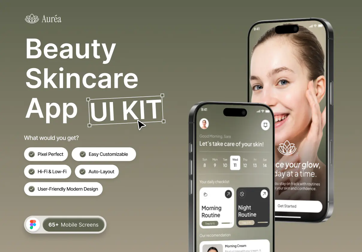 Skin care App UI Kit