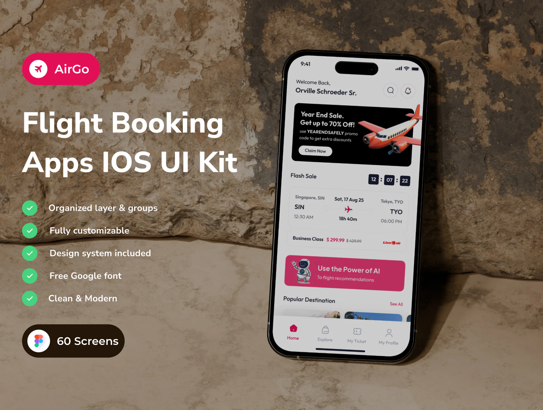 Flight Booking App UI Kit