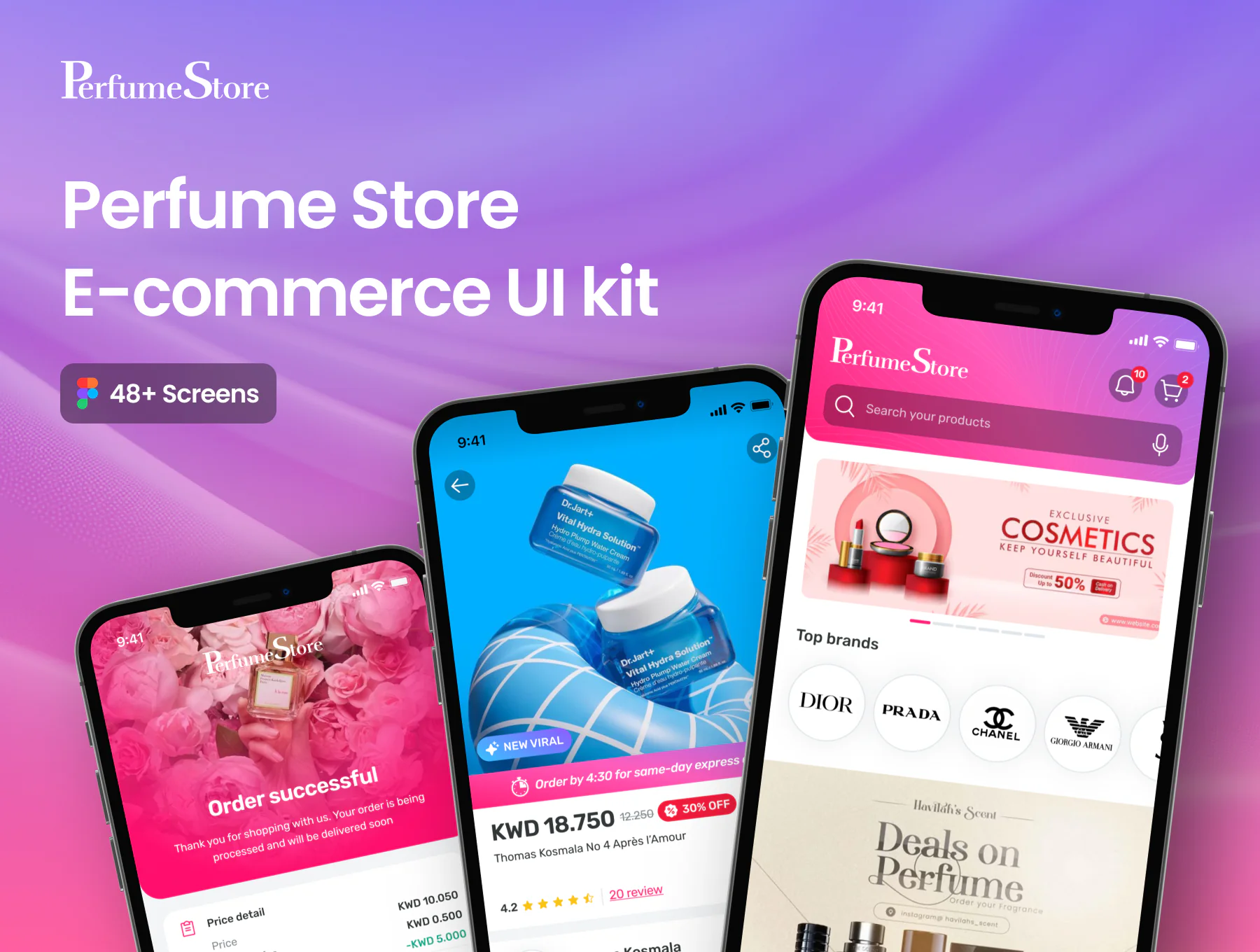 Perfume Store App UI Kit