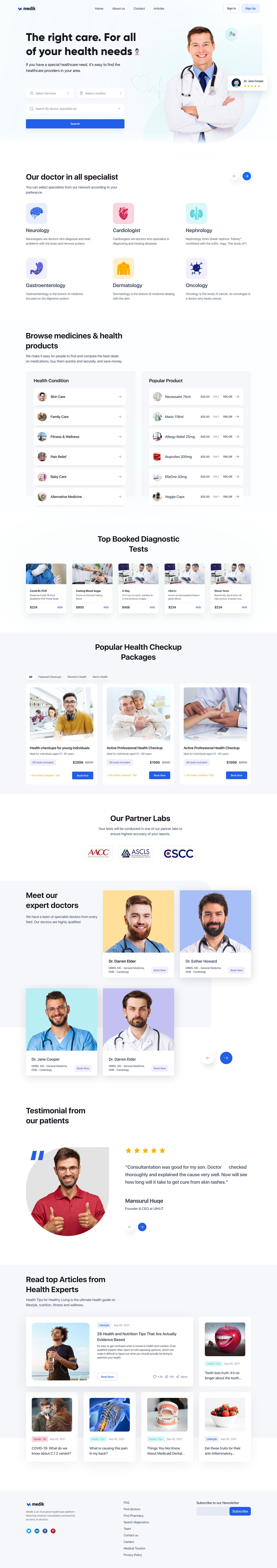 Doctor website