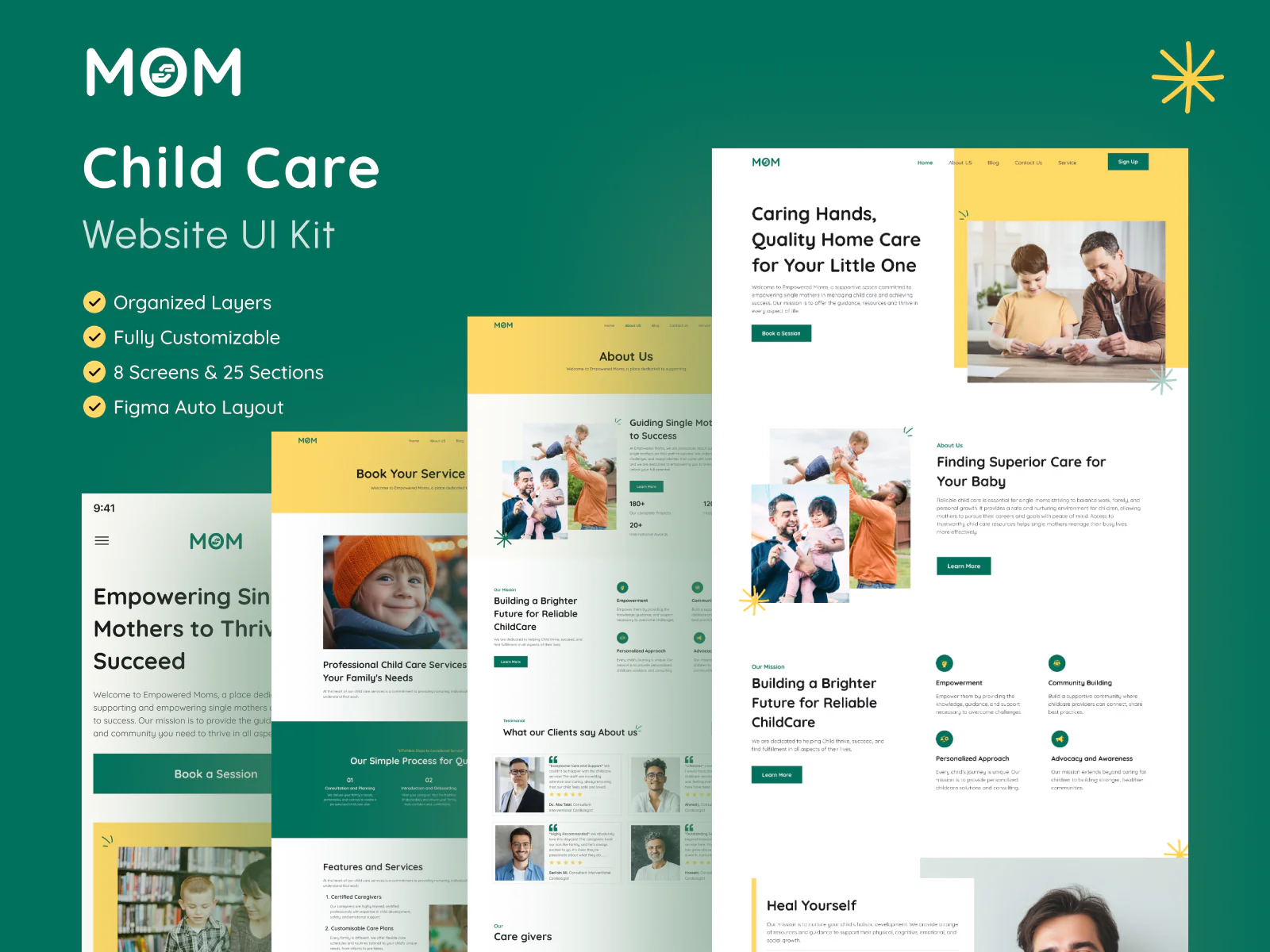 Child Care Website Design