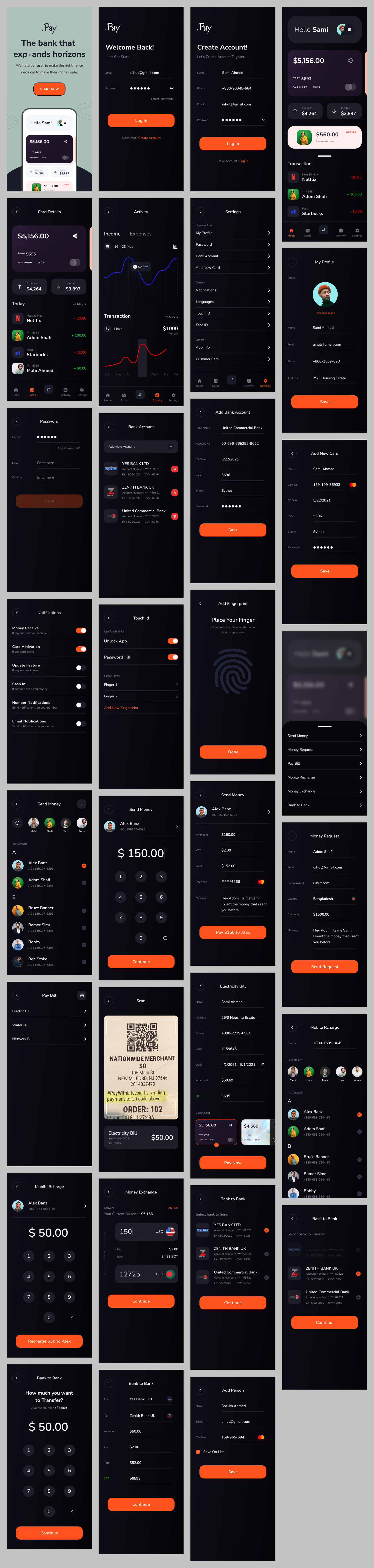 Mobile Banking & Finance App Design