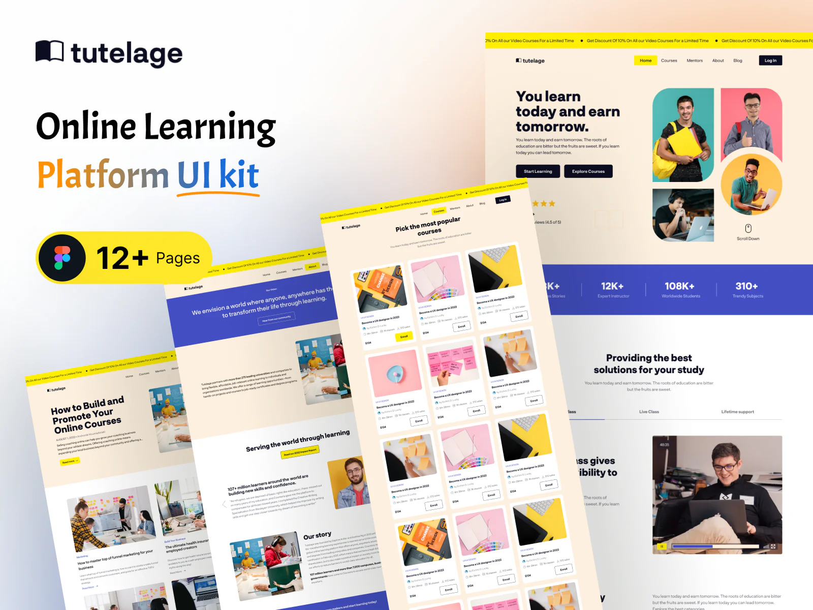 Online Learning Platform Website Design