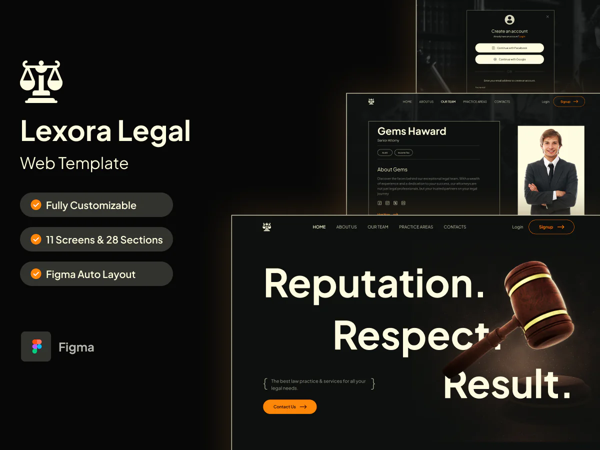Legal - Law Website Design