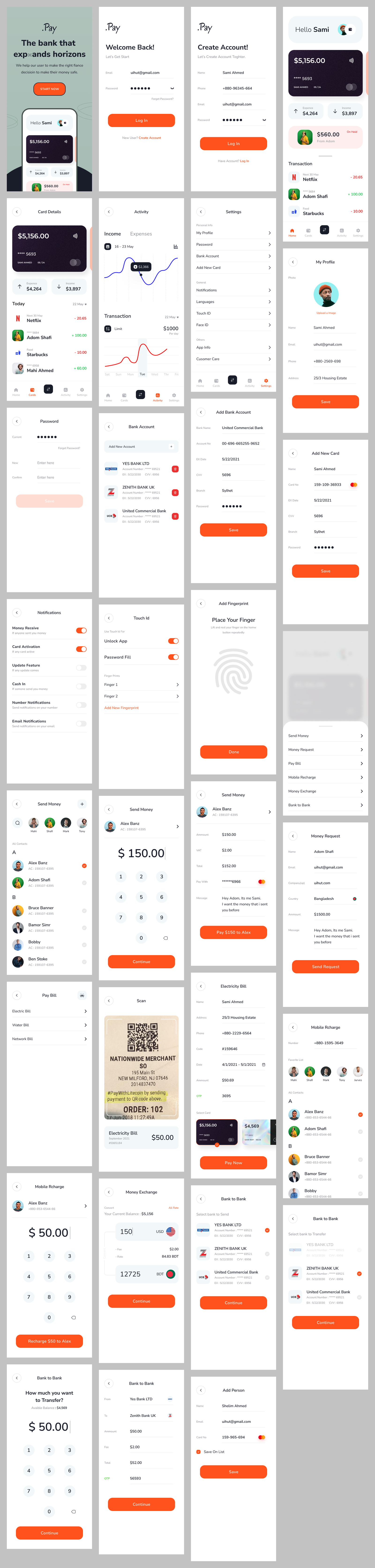Mobile Banking & Finance App Design