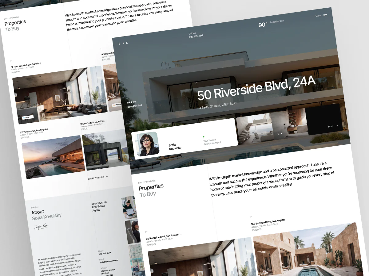 Real Estate Website Design