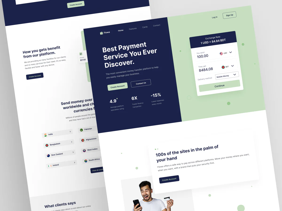 Payment Service Platform Website
