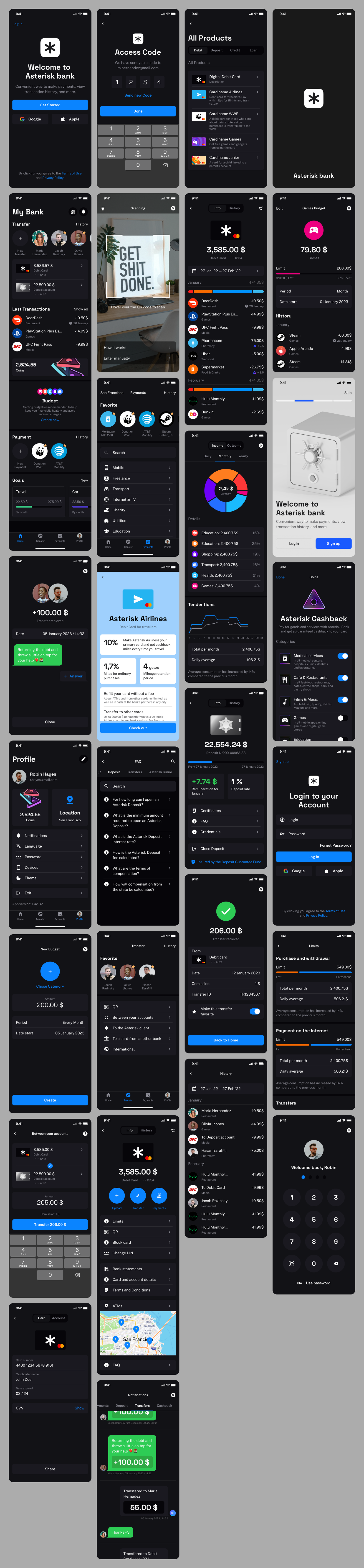 Banking App UI Design