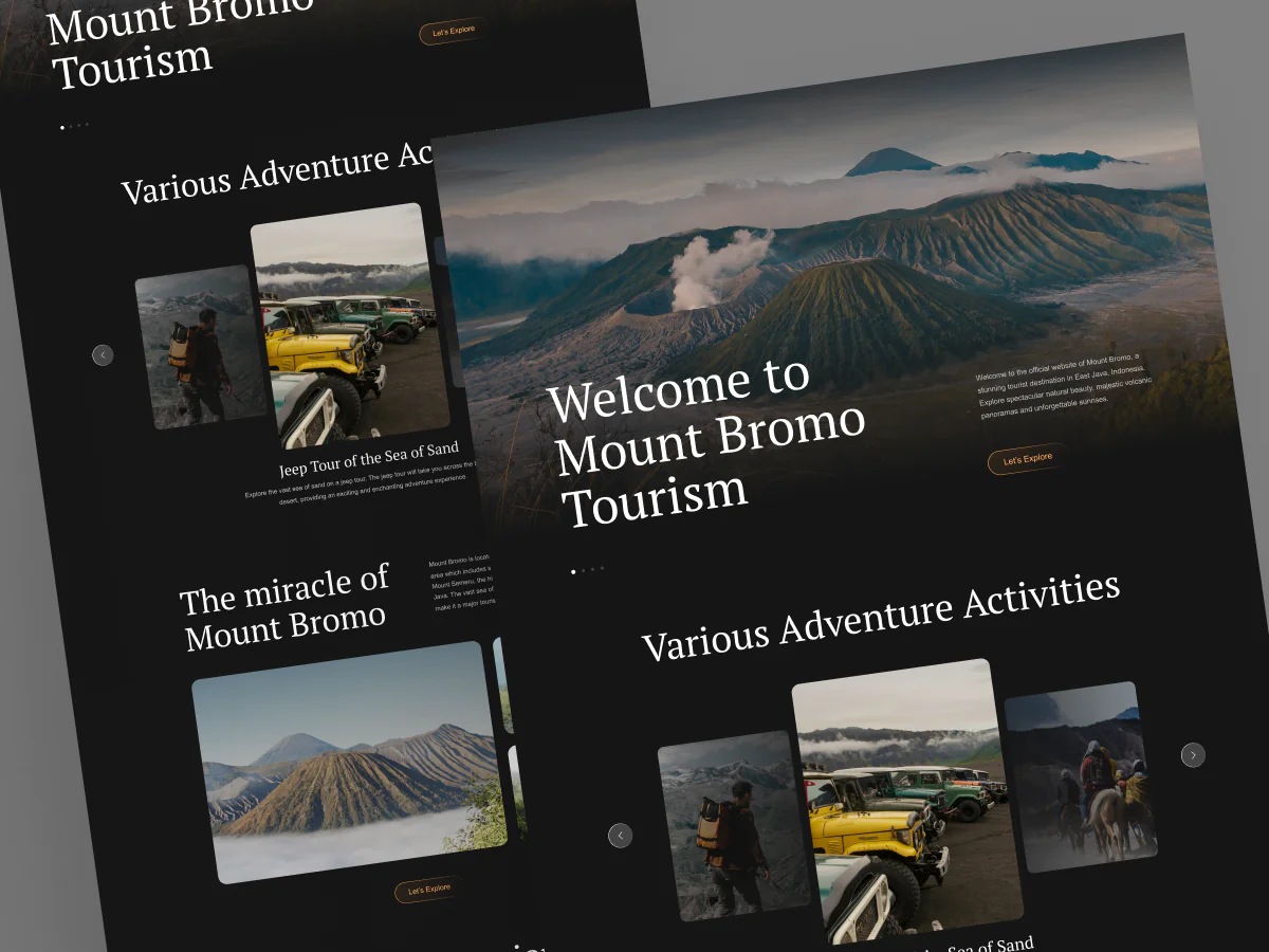 Tourism Website Design