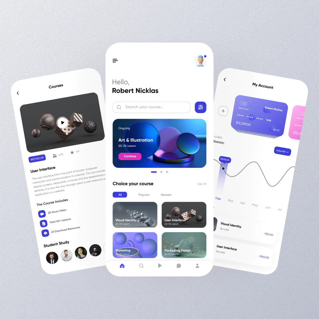 E-Learning App Design