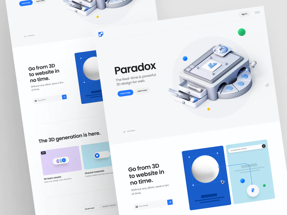Productivity Platform Website