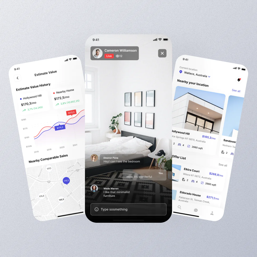 Real Estate Mobile App Design