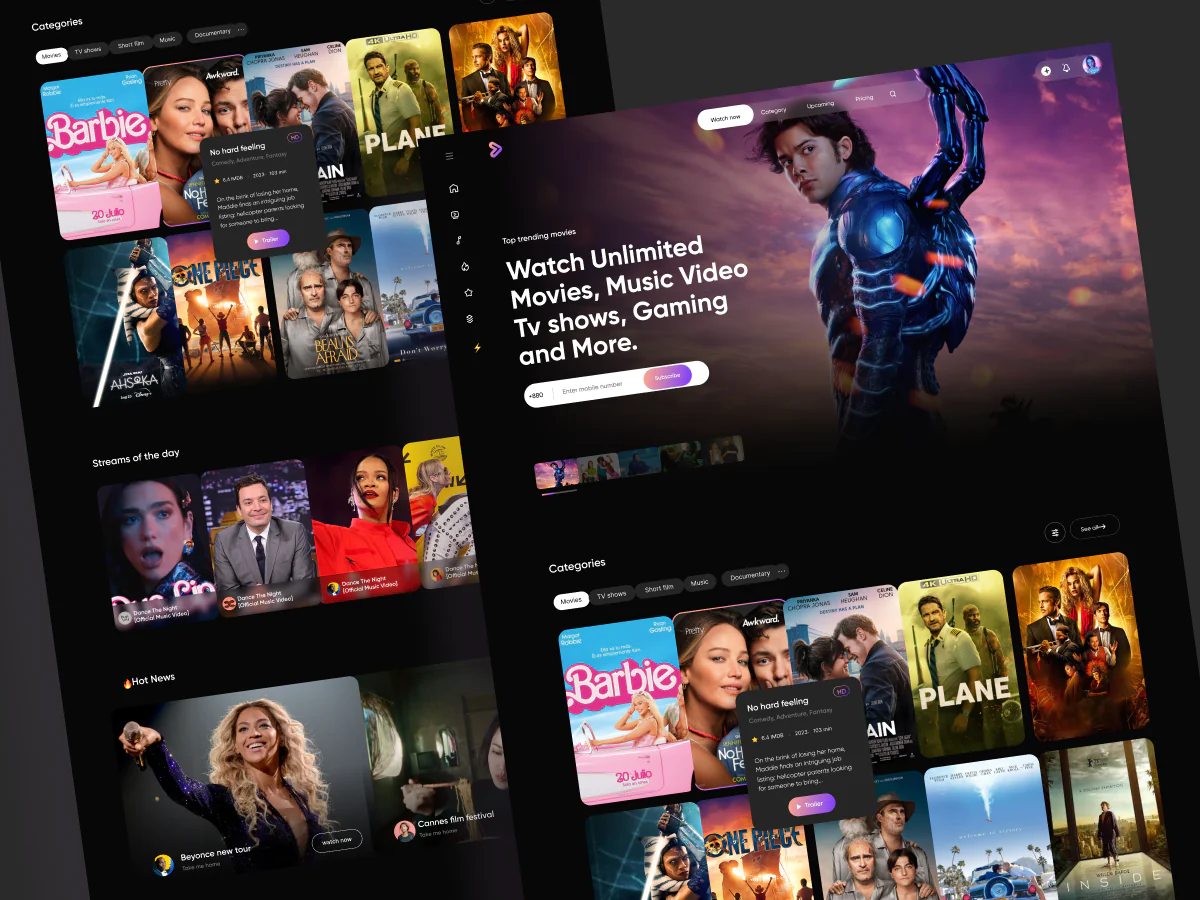 Video Streaming Website