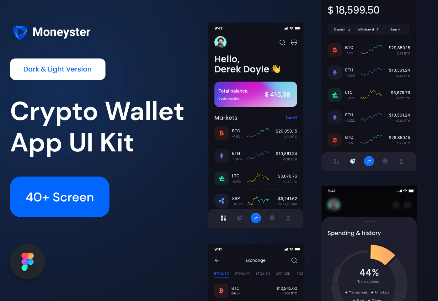Crypto Wallet App Design