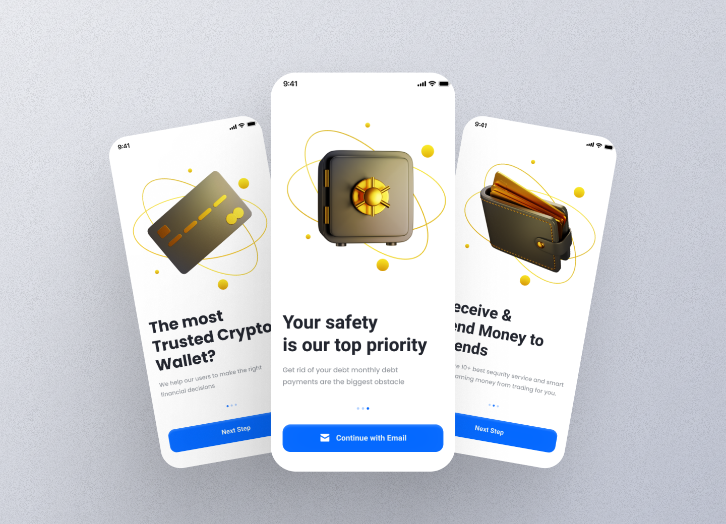 Crypto Wallet App Design