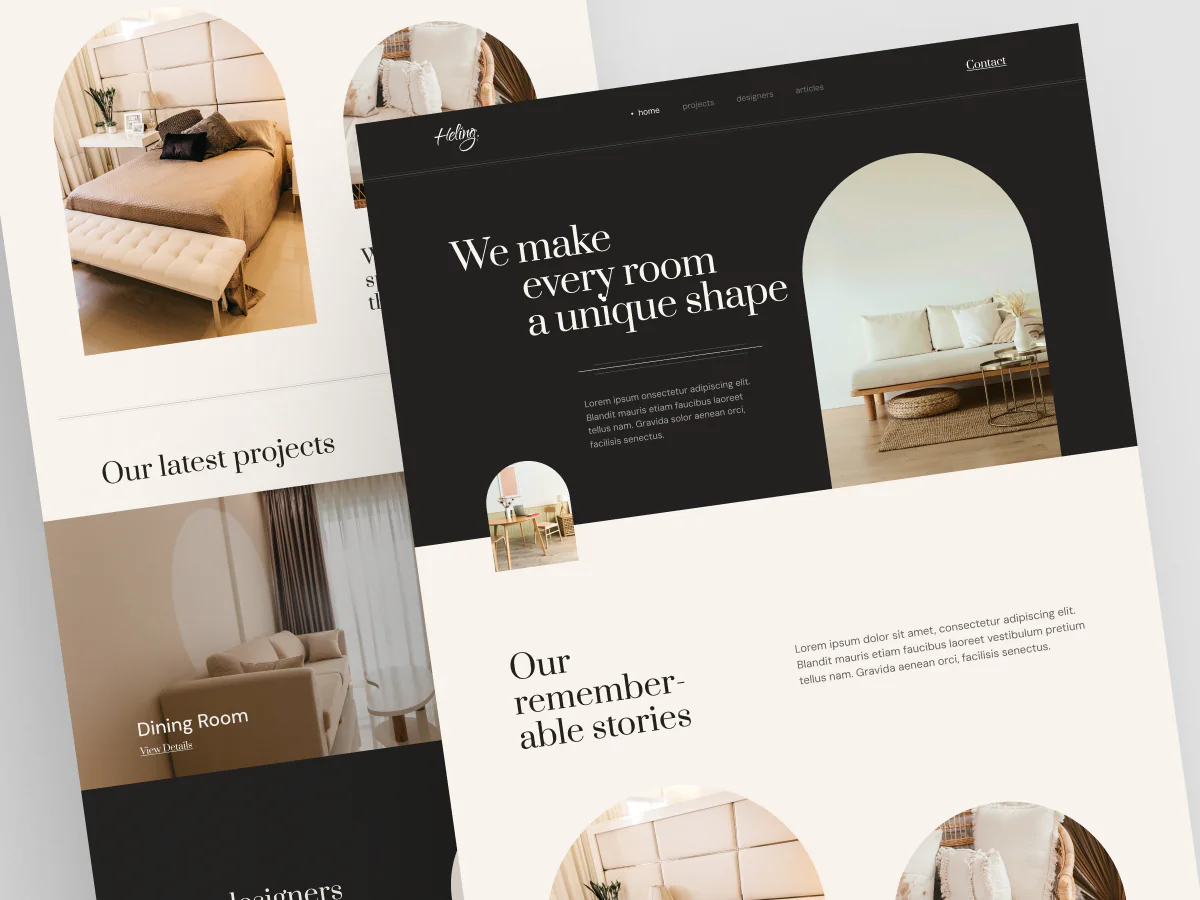 Interior Website Design